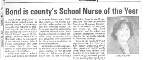 Linda Bond School Nurse of the Year 04