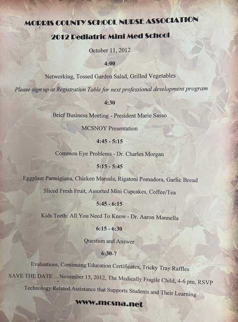 2012 Pediatric Mini Med Schools