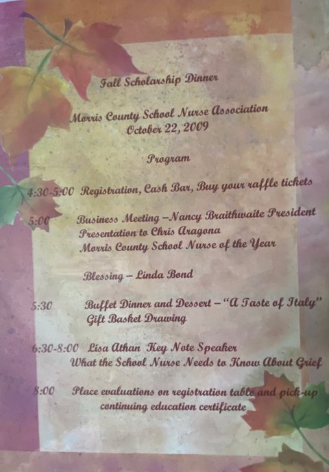 Fall Dinner 09