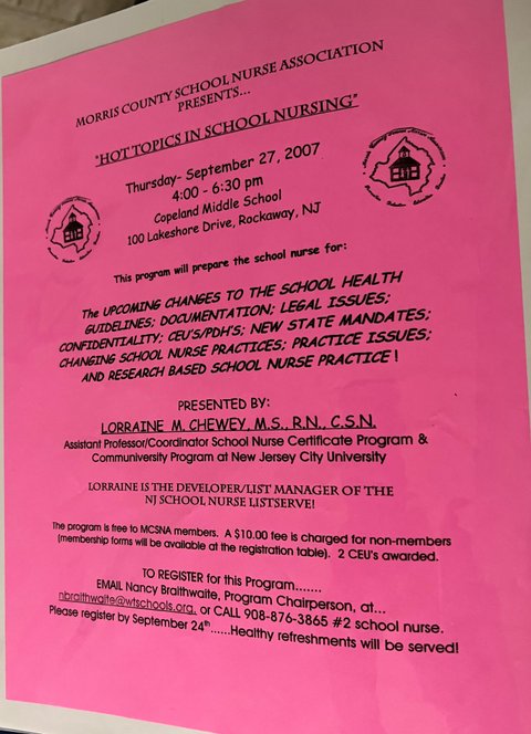 Hot Topics in School Nursing 2007
