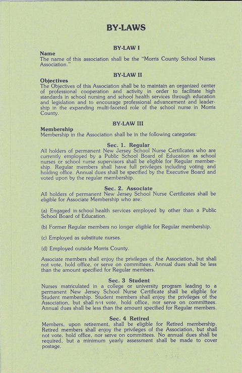 1980s Bylaws 1