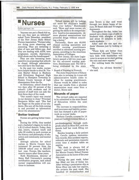 Daily Record Nurses