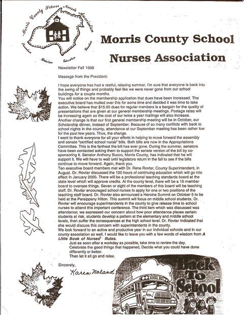 1998 Message From President