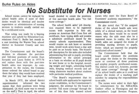 No Substitute For Nurses