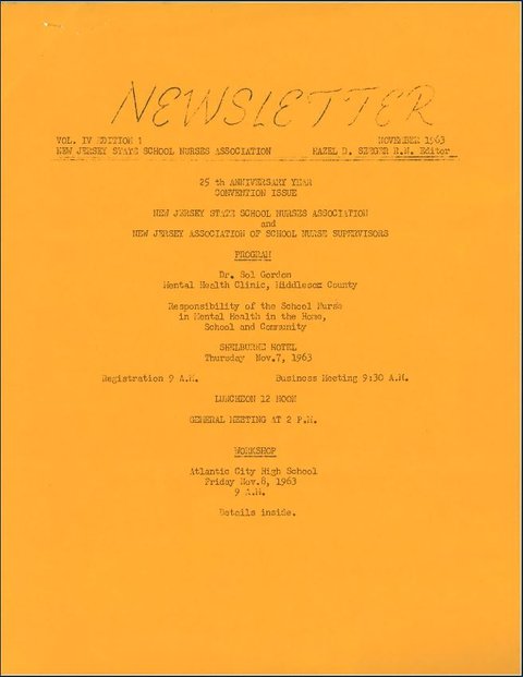 1963 Newsletter